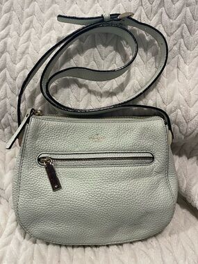 kate spade Mint Green Pebbled Leather Crossbody Bag